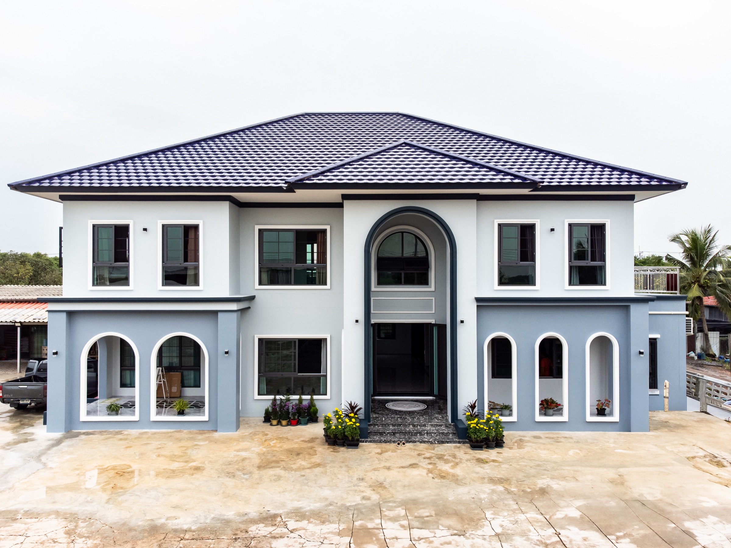 บ้านที่ออกแบบตามหลักฮวงจุ้ยโดย QID HOUSE