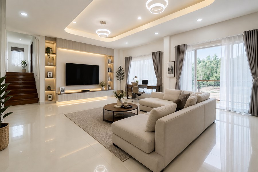 บ้านคุณคิว สไตล์ Modern เมืองปราจีนบุรี รูปที่ 4